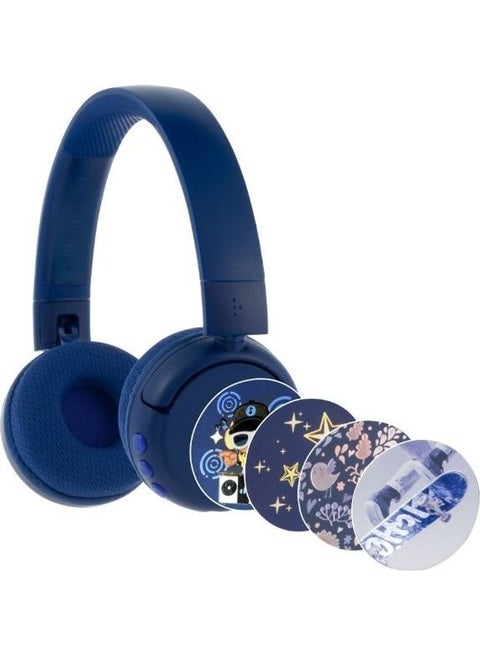 POP Fun Bluetooth Wireless Headset Deep Blue