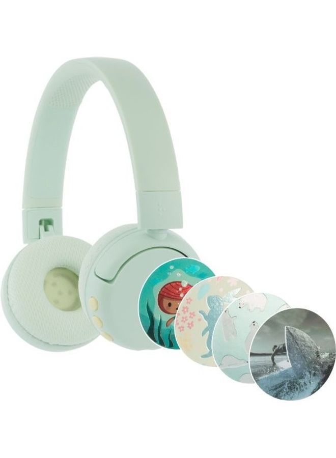 POP Fun Bluetooth Wireless Headset Ocean Green - v1671606036/N53373451A_1