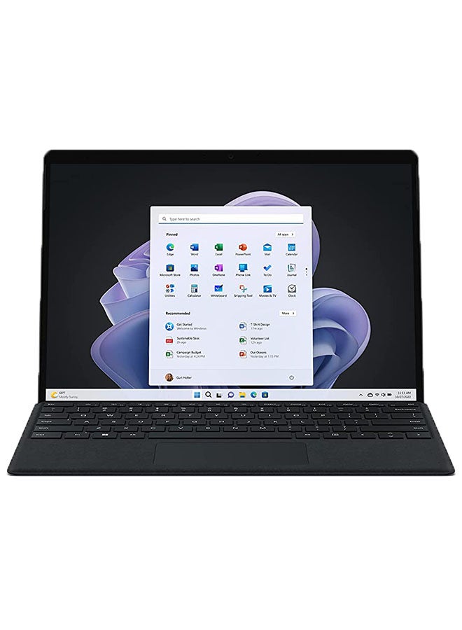 Microsoft - Surface Pro9 13 Inch QHD Display, Intel Core i7-1255U Processor/16GB RAM/512 SSD/Windows 11 Home/ English/Arabic Graphite - Image 1