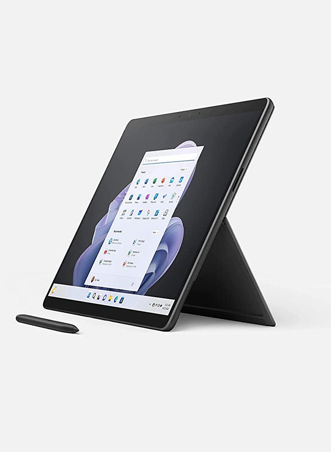 Microsoft - Surface Pro9 13 Inch QHD Display, Intel Core i7-1255U Processor/16GB RAM/512 SSD/Windows 11 Home/ English/Arabic Graphite - Image 1