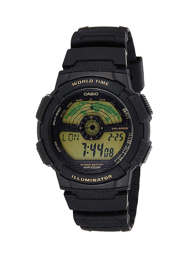 CASIO Boys' Water Resistant Digital Watch AE-1100W-1BVDF - 44 mm - Black  - Image 1