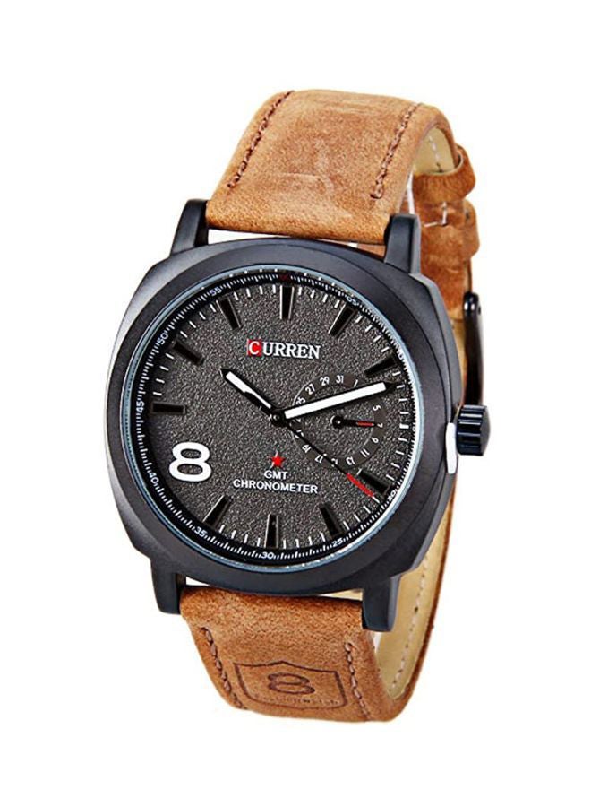 CURREN Analog Leather Watch 8139  - Image 3