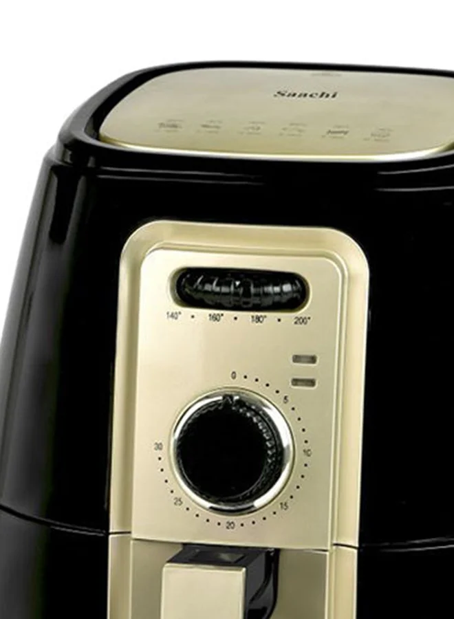 ساتشي قلاية هوائية بتقنية الهواء السريع 3.2 L 1425 W NL-AF-4770 أسود