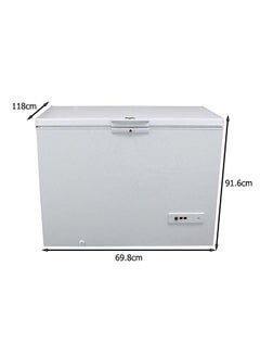 Whirlpool Chest Freezer 420 L 100 W CF420T White  - Image 2