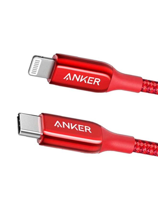 USB C to Lightning Cable A8842H91 Red - v1671629129/N51475161A_8