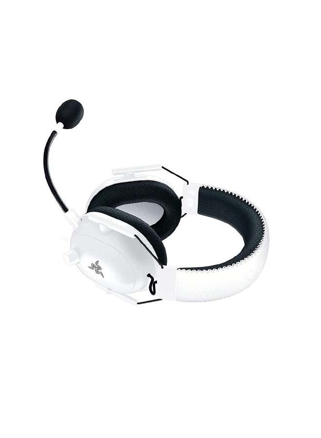 RAZER - BlackShark V2 Pro Wireless Gaming Headset: THX 7.1 Spatial Surround Sound - 50mm Drivers - Detachable Mic - for PC, PS5, PS4, Switch, Xbox One, Xbox Series X S - White - Image 1