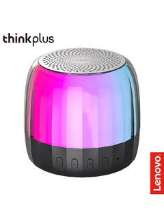 Thinkplus K3 Plus Wireless Bluetooth Speaker Column 3D Stereo Bass Music Player Sound Bar Portable Speakers with Mic Hands-free Black