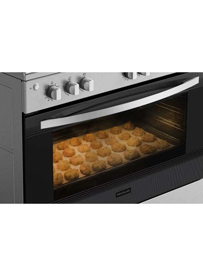 فريجيدير موقد غاز بـ 5 شعلات مقاس 60 × 90 سم FNGE90JGRS أسود/ فضي - Image 3