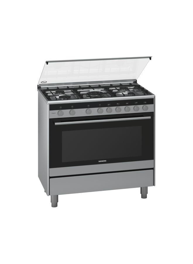 SIEMENS 5 Burner Gas Cooker 90 x 60 cm   ,1 year Warranty HG73G6357M Silver  - Image 1