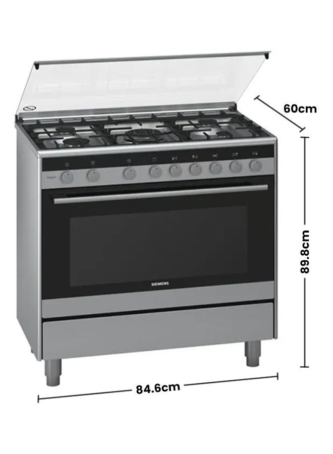 SIEMENS 5 Burner Gas Cooker 90 x 60 cm   ,1 year Warranty HG73G6357M Silver  - Image 2