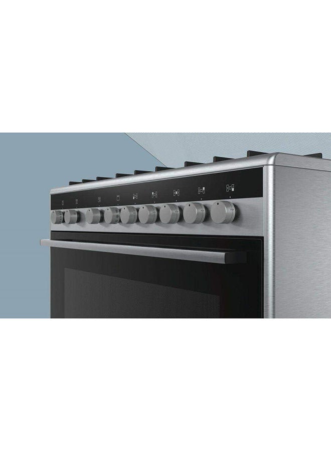 SIEMENS 5 Burner Gas Cooker 90 x 60 cm   ,1 year Warranty HG73G6357M Silver  - Image 4