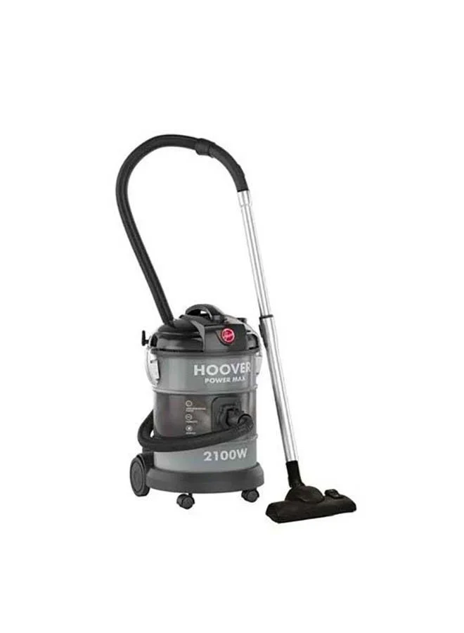 HOOVER Power Max Drum Vacuum Cleaner 20 Litre Capacity, Large Capacity, With Blower Function For Home & Office Use, 3 Year Motor Warranty - 566101 20 L 2100 W HT87-T2-M / HT87-T2-ME Grey