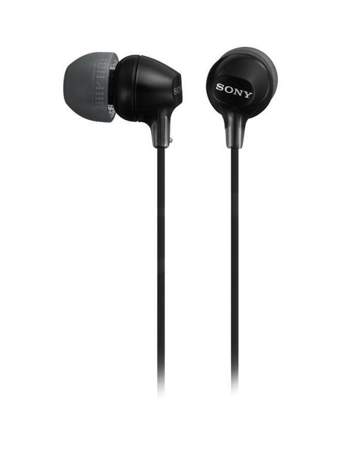 MDR-EX15AP In-ear Wired Headphones with Mic and Line Control Black