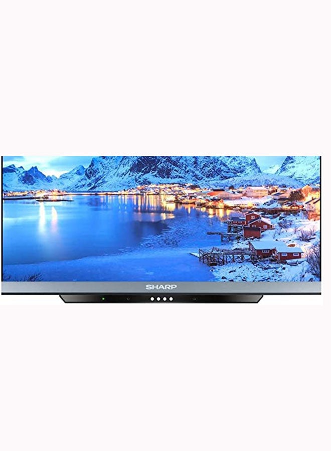 SHARP - 50 Inch 4K Frameless TV, Built-In Receiver 4T-C50DL6EX Black - Image 1