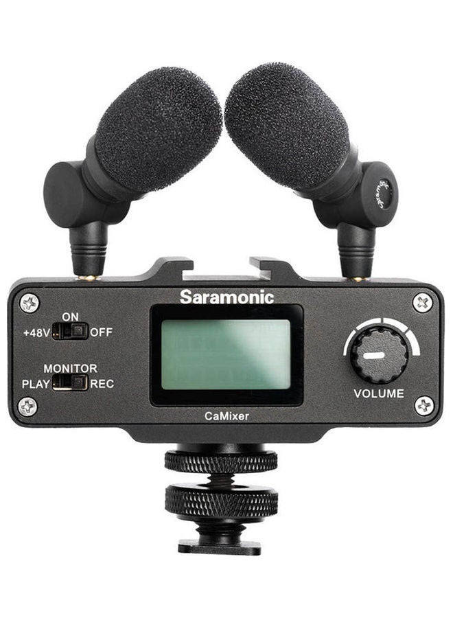 Saramonic - 3.5Mm Trs Omnidirectional Mic For Dslr Cameras And Camcorders SR-XM1 Black - Image 1
