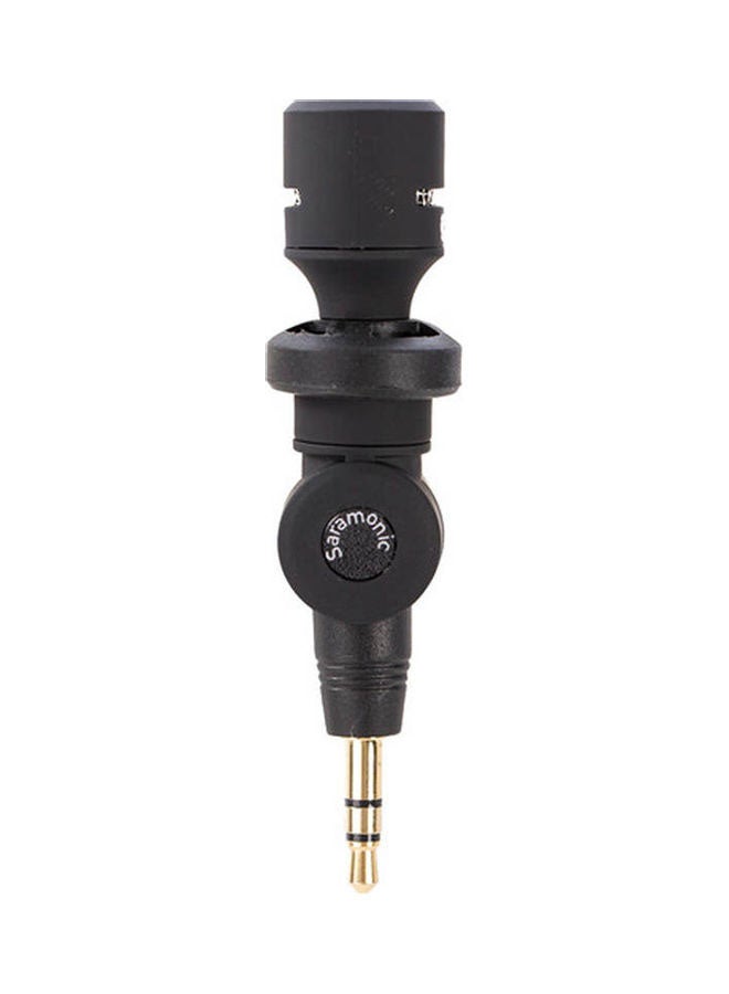 Saramonic - 3.5Mm Trs Omnidirectional Mic For Dslr Cameras And Camcorders SR-XM1 Black - Image 1