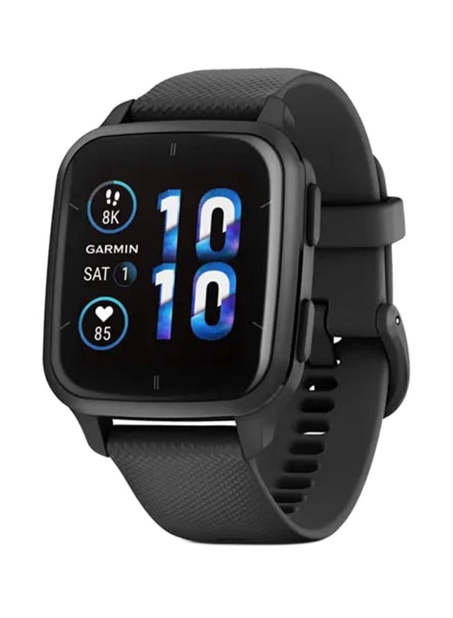 Venu Sq 2 Music Edition - 40MM - Up To 11 Days Battery Life - 1.4"inch Amoled Display, Scratch Resistant, Corning® Gorilla® Glass 3, Heart Rate Monitor, Stress Tracking,  Pay, Smart Notification, iOS and Android Compatible Black - v1671647924/N53373479A_1