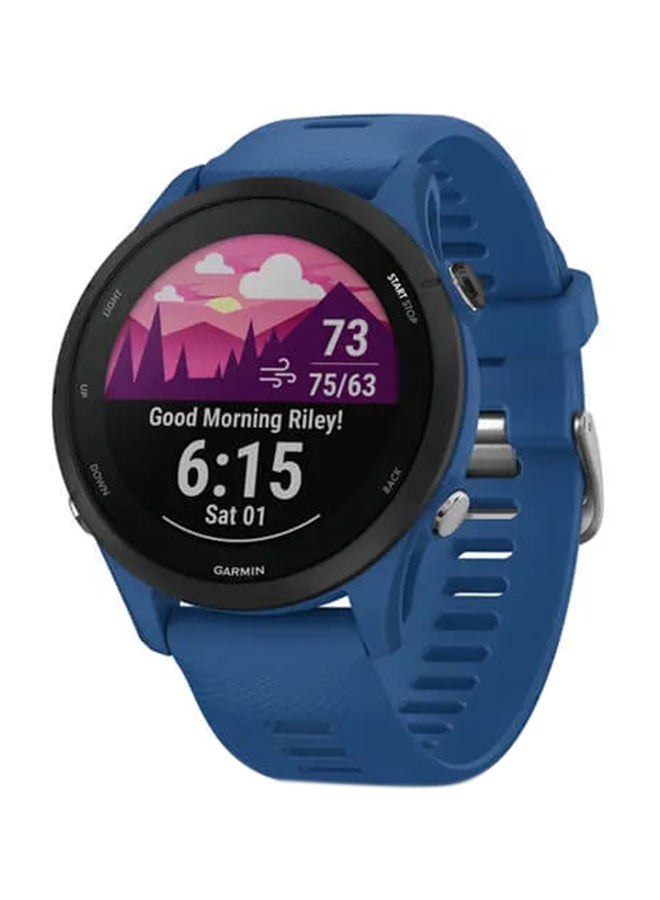 GARMIN - Forerunner 255 GPS Running Smartwatch With Health Fitness Tracker Blue - Image 1