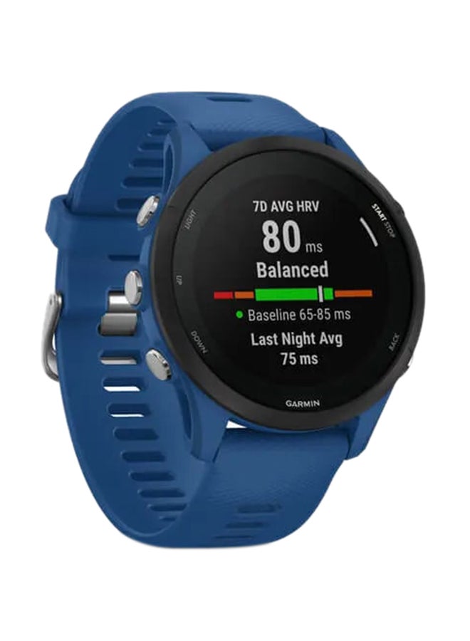 GARMIN - Forerunner 255 GPS Running Smartwatch With Health Fitness Tracker Blue - Image 1