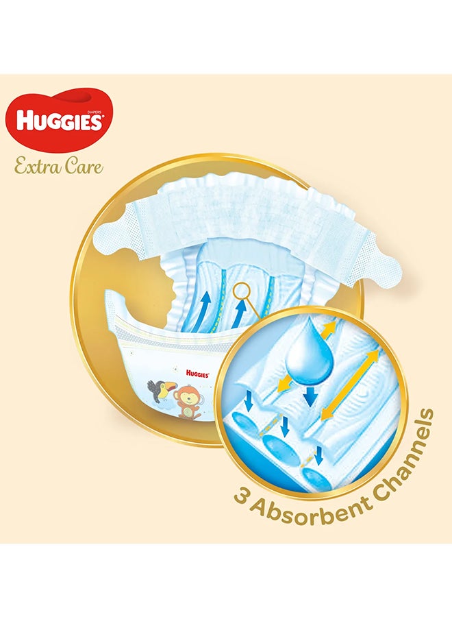 Huggies - Extra Care Baby Diapers, Size 6, 15+ Kg, 126 Count (42 x 3) - Mega Pack, Gental Skin Care, Dermatologist Approved - Image 1