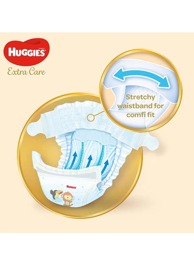 Huggies - Extra Care Baby Diapers, Size 6, 15+ Kg, 126 Count (42 x 3) - Mega Pack, Gental Skin Care, Dermatologist Approved - Image 1
