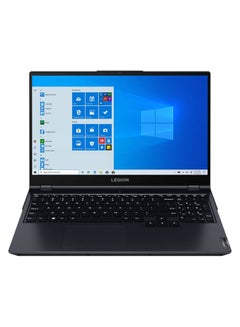 Lenovo Legion 5 15ACH6H Laptop With 15.6-Inch FHD Display, Ryzen 7 5800H Processor / 16GB RAM / 512GB SSD / 8GB NVIDIA GeForce RTX 3070 Graphics / Win11 Home / English/Arabic Phantom Blue  - Image 1