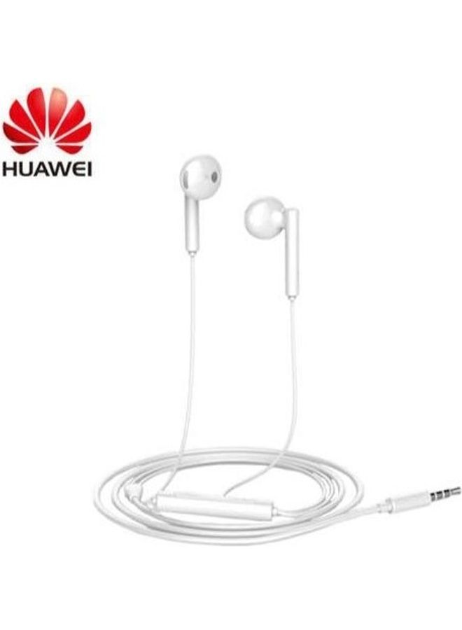 HUAWEI - Wired Earphone With Built In Microphone White - Image 1
