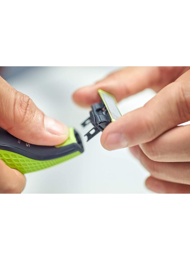 OneBlade Electric Shaver QP2520/33, 2 Years Warranty Lime Green/Black