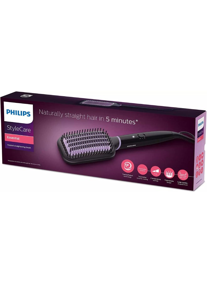 Hair Straightening Brush BHH880/03 Black/Purple - v1671705494/N24198591A_4