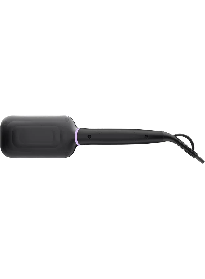 Philips Hair Straightening Brush BHH880/03 Black/Purple