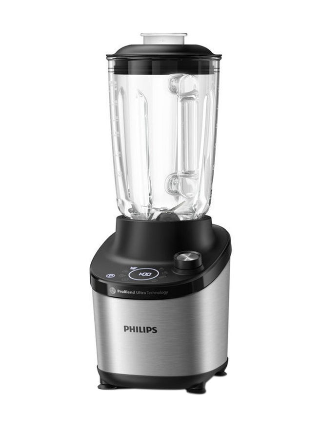 Philips - Glass Jar High Speed Blender 7000 Series - 12 Speed Setting, 6 Quick Programs, 2 L 1500 W HR3760/00 Black - Image 1