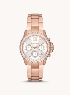 Michael Kors Women's Everest Chronograph Rose Gold Tone Stainless Steel Watch  MK7213  - Image 2