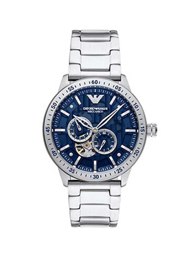 امبوريو ارماني ساعة يد أوتوماتيك بسوار من الاستانلس ستيل طراز AR60052 للرجال - Image 1