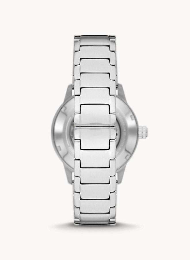 امبوريو ارماني ساعة يد أوتوماتيك بسوار من الاستانلس ستيل طراز AR60052 للرجال - Image 3