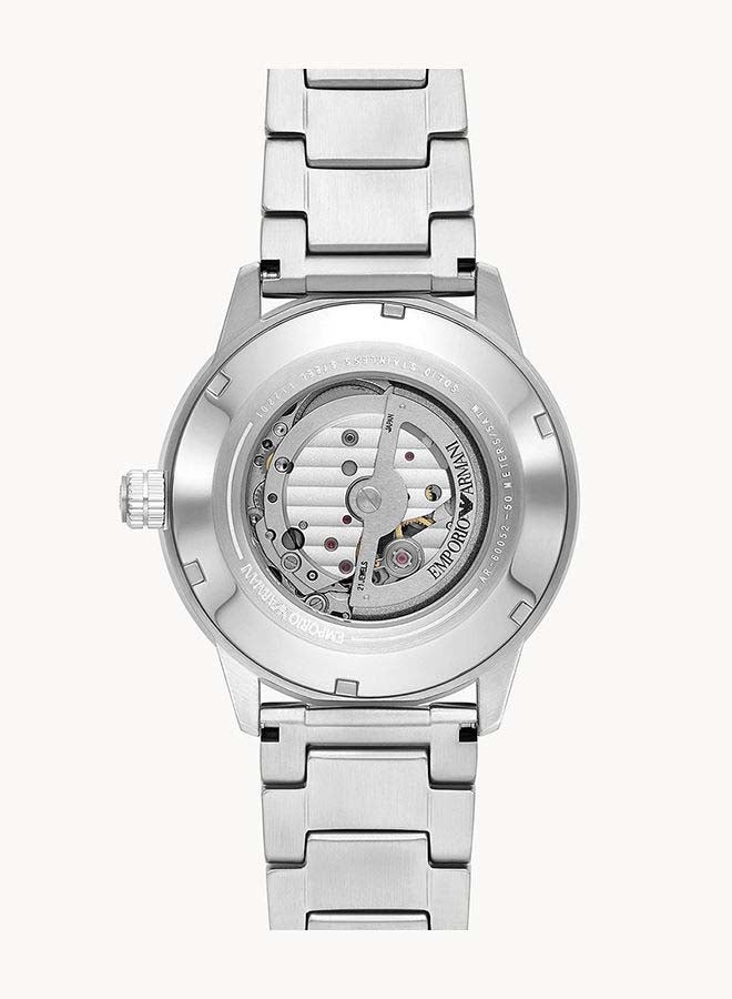 امبوريو ارماني ساعة يد أوتوماتيك بسوار من الاستانلس ستيل طراز AR60052 للرجال - Image 5