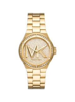 Michael Kors Women's Lennox Three Hand Gold Tone Stainless Steel Watch  MK7229  - Image 1