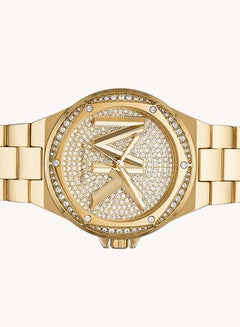 Michael Kors Women's Lennox Three Hand Gold Tone Stainless Steel Watch  MK7229  - Image 5