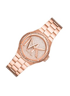 Michael Kors Women's Lennox Three Hand Rose Gold Tone Stainless Steel Watch  MK7230  - Image 4