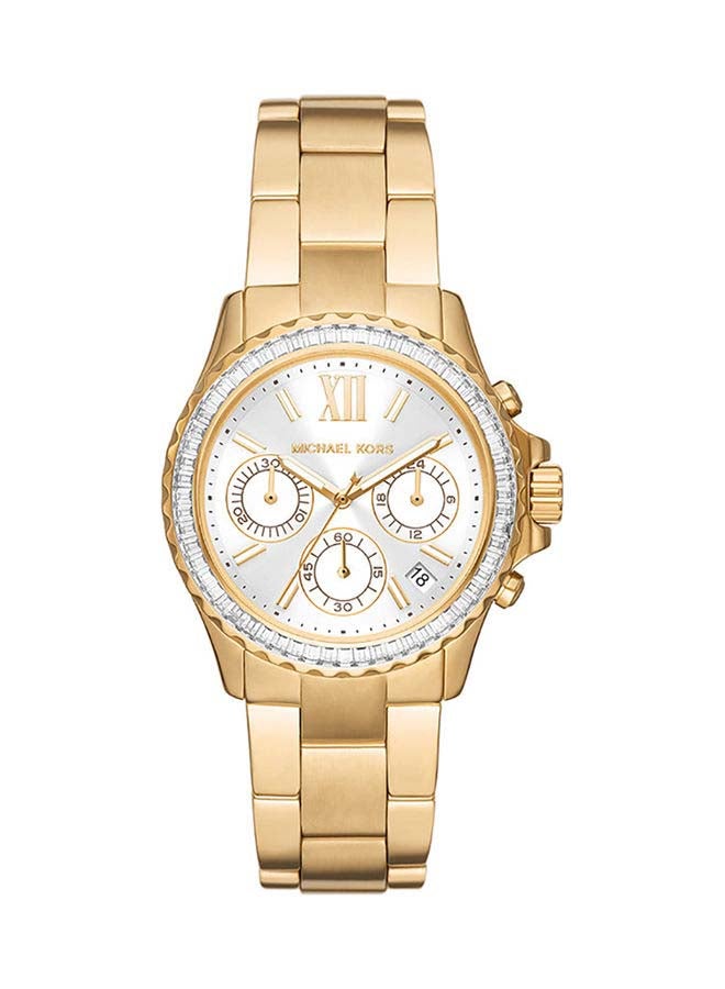 Michael Kors - Women's Everest Chronograph Gold Tone Stainless Steel Watch  MK7212 - Image 1