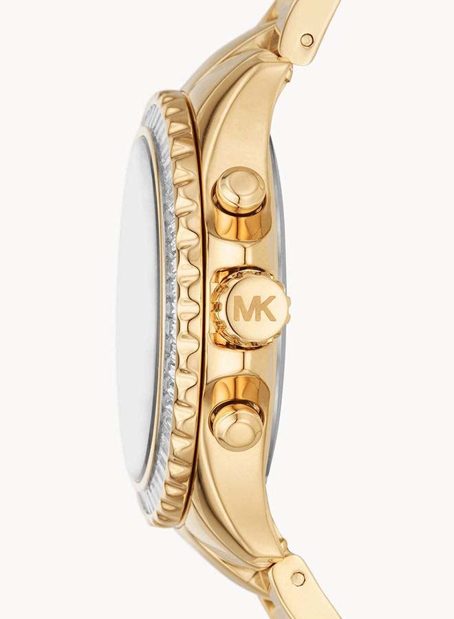 Michael Kors - Women's Everest Chronograph Gold Tone Stainless Steel Watch  MK7212 - Image 1