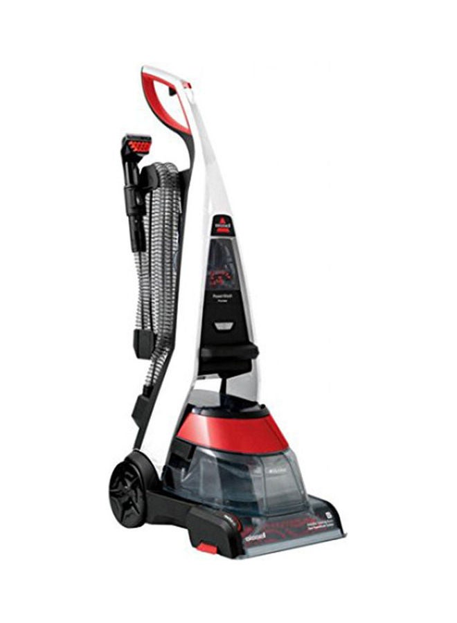بيسيل PowerWash Premier 1456E – مكنسة غسل السجاد العمودية بتقنية HeatWave، تنظيف عميق وإزالة قوية للبقع من السجاد | 4.7 L 800 W 1456E أسود / أبيض / أحمر  - Image 1