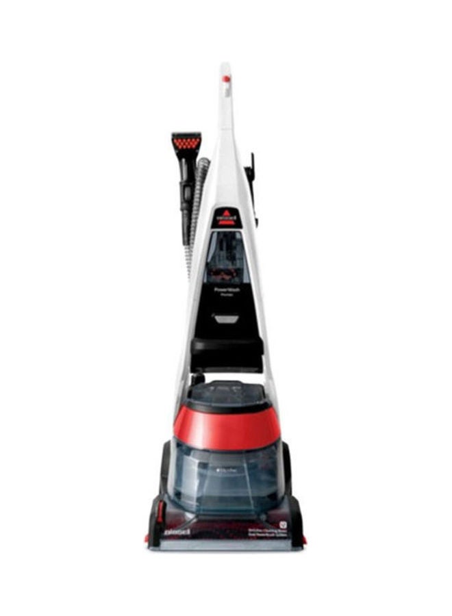 بيسيل - PowerWash Premier 1456E – مكنسة غسل السجاد العمودية بتقنية HeatWave، تنظيف عميق وإزالة قوية للبقع من السجاد | 4.7 L 800 W 1456E أسود / أبيض / أحمر - Image 1