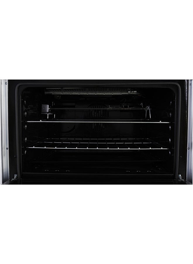 Fresh Full Stainless Gas Cooker Moderno 80 X 55 Cm Full Safety With Timer And Cast Iron With Gas Shut Off Timer Safety 500007530 Silver - Image 5