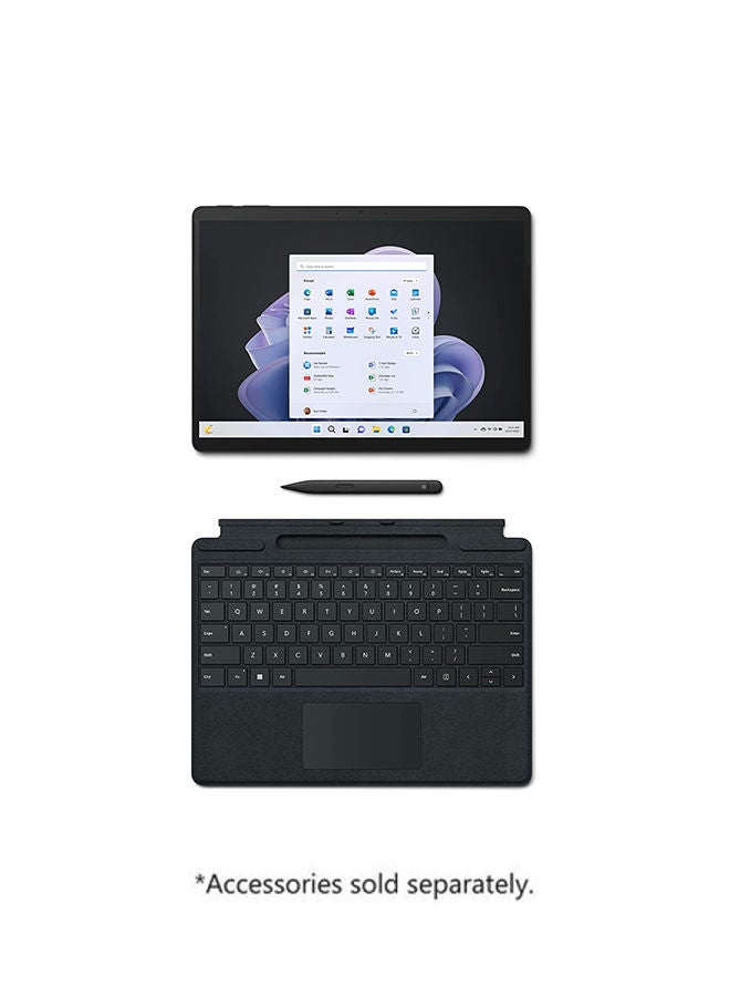 Surface Pro 9 13-inch 12th Gen With Intel Core I5-1235U Processor/8GB RAM/256GB SSD/Windows 11 Home/Intel Iris Xe Graphics/ English/Arabic Graphite - v1671721788/N53364185A_5