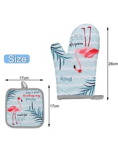 Cool Baby 2-Piece Cotton Oven Pad & Gloves Multicolor 28x17cm  - Image 2