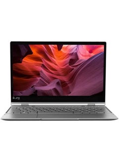 ZED Note CX5 X360 Laptop With 13.3-Inch Touchscreen Display, Core i5-6287U Processor/8GB RAM/512GB SSD/Intel HD Graphics/Windows 10 English/Arabic silver