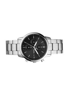 FOSSIL Men's Minimalist Chrono Round Shape Stainless Steel Chronograph Wrist Watch FS5847 - 42mm - Silver  - Image 4