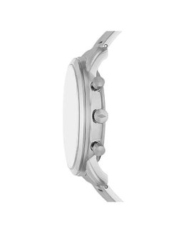 FOSSIL Men's Minimalist Chrono Round Shape Stainless Steel Chronograph Wrist Watch FS5847 - 42mm - Silver  - Image 3