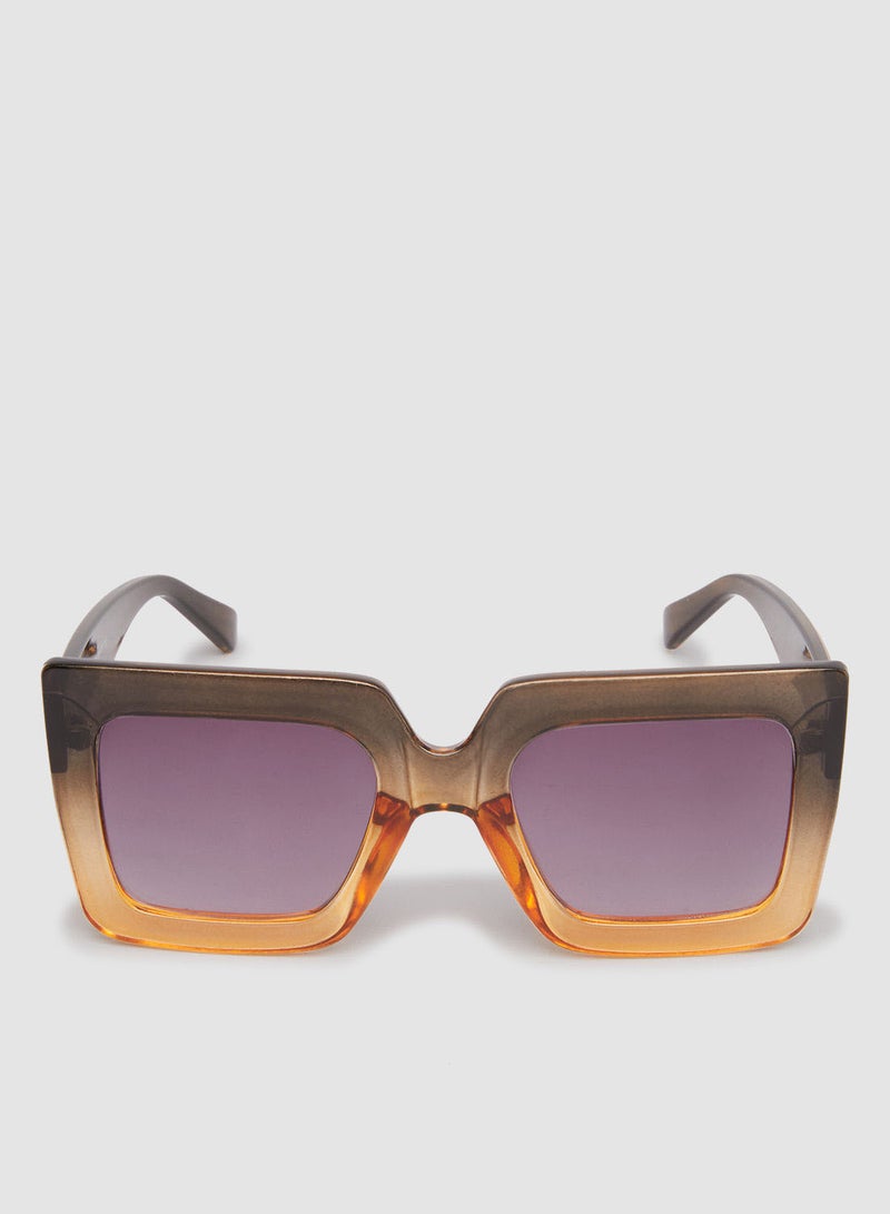 Women's Sunglass With Durable Frame Lens Color Grey Frame Color Multicolour - Image 1