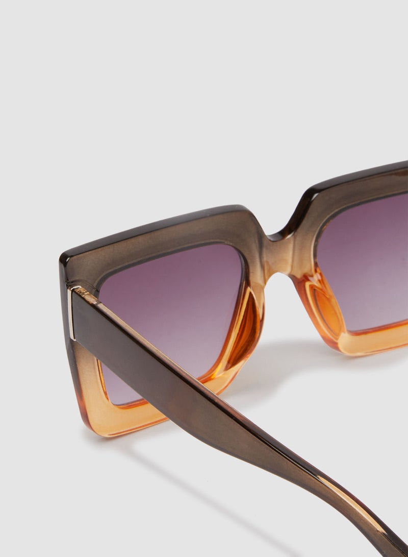 Women's Sunglass With Durable Frame Lens Color Grey Frame Color Multicolour - Image 2